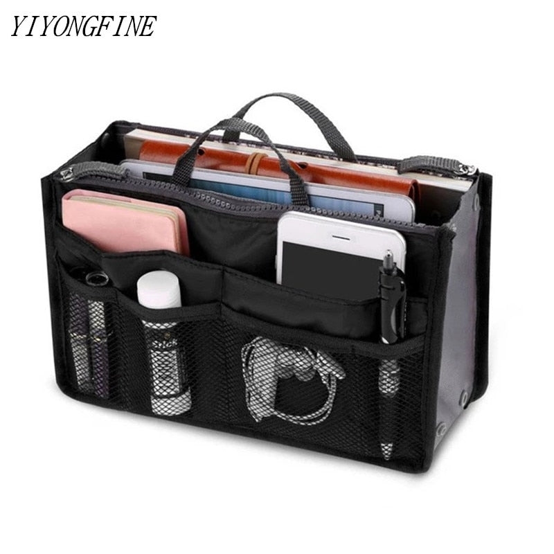 Nylon Cosmetic Insert Bag Organizer For Women