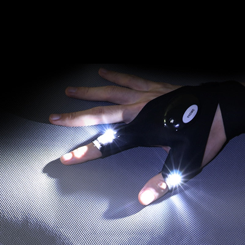 Night Light Waterproof Fishing Gloves