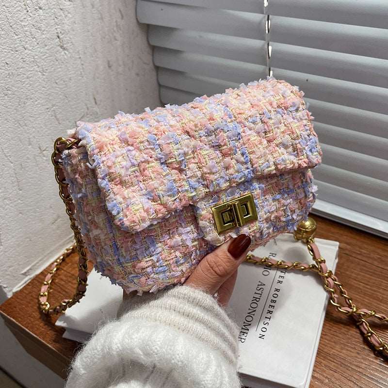2023 Cute Mini Woolen Shoulder Bag