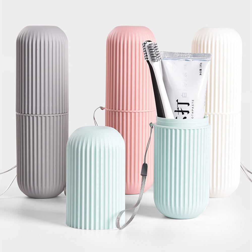 Portable Capsule Toothbrush Case