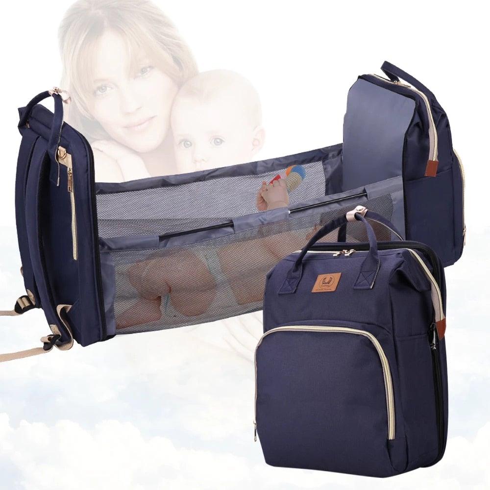 Baby Diaper Bag Bed Backpack - GCC Deals